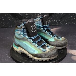 La Sportiva Trango Tech Hiking‎ Boots Womens Size 5.5 Blue Gore-Tex Trail